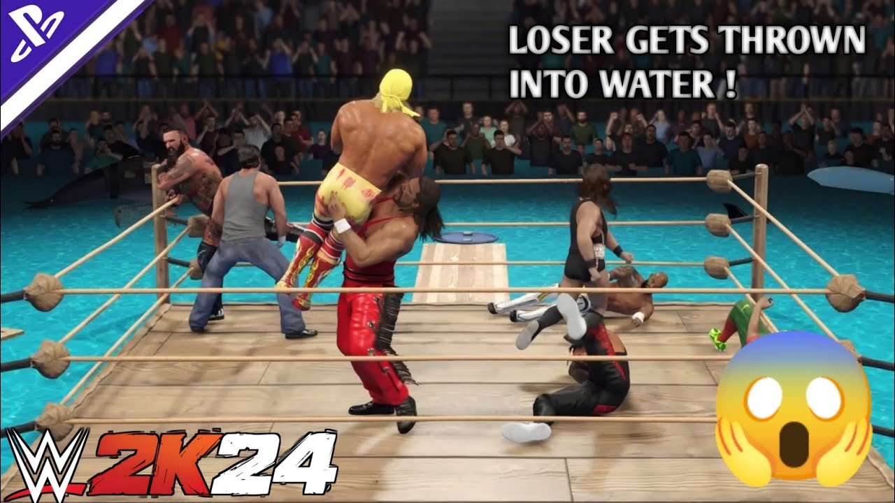 WWE 2K24 - Water Royal Rumble Match | PS5™ [ New Version ]