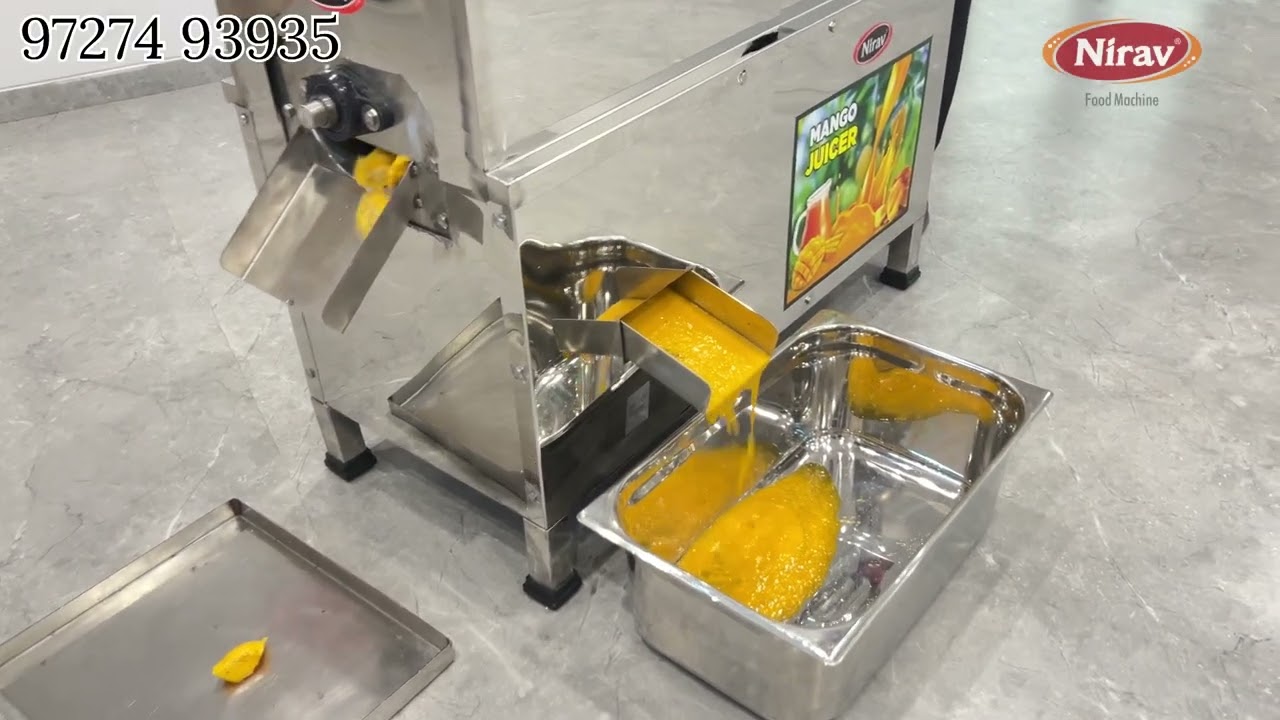 Mango Juicer Machine | Automatic Mango Pulp Machine | Commercial Mango Juicer Machine