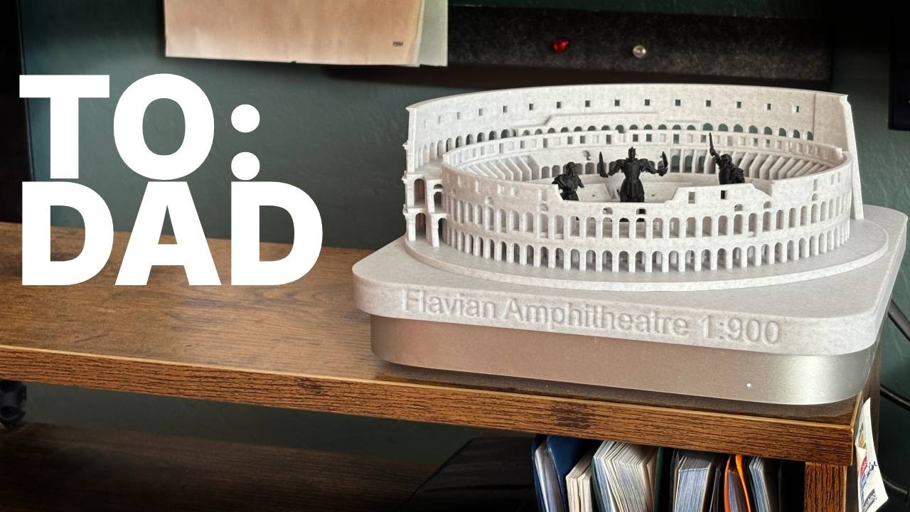 Я напечатал на 3D-принтере аксессуар мечты для ПК моего папы.