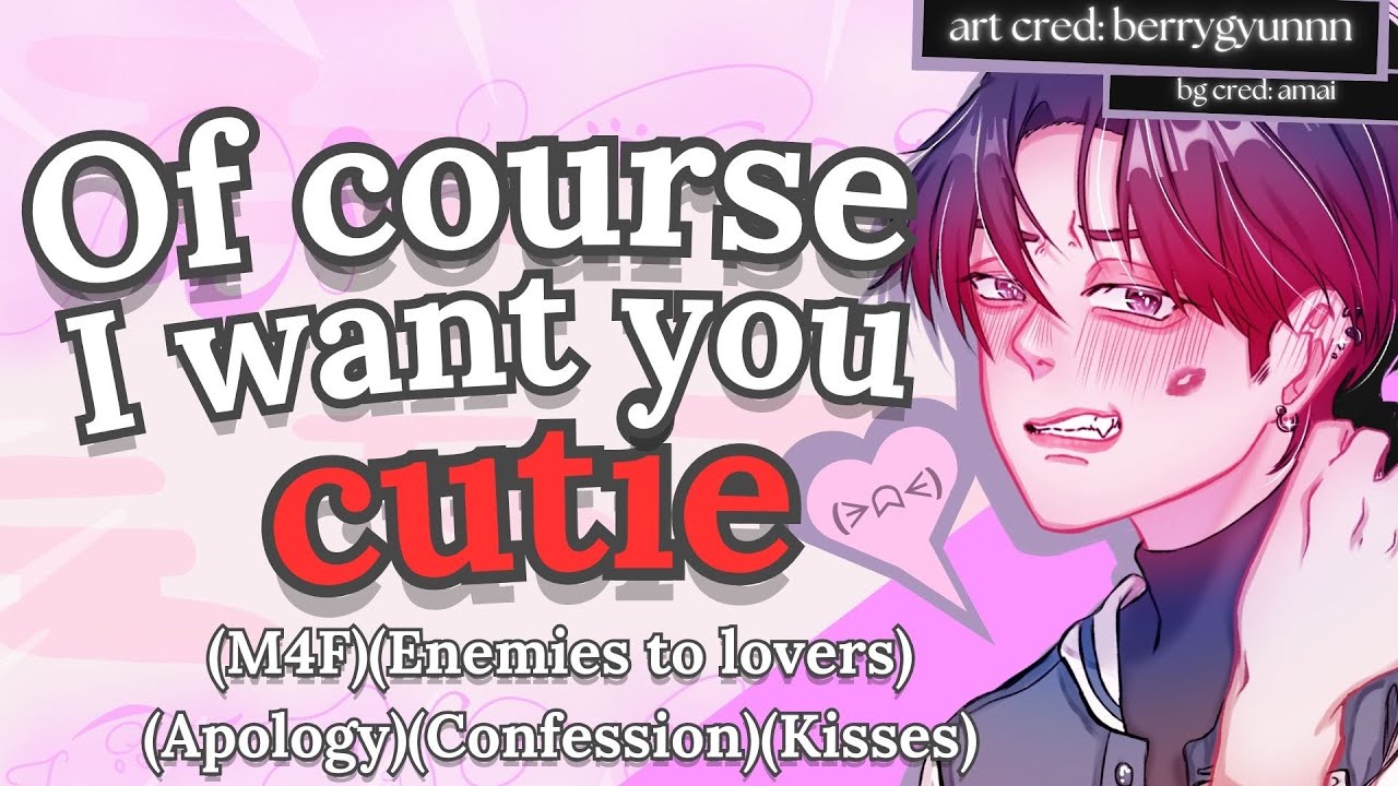 Former bully gets drunk to confess to you (M4F)(Enemies to lovers)(Apology)(Confession)(Kisses)