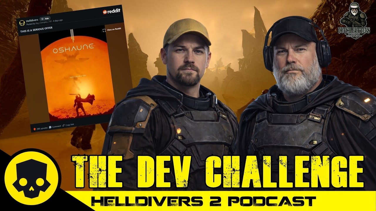 The Arrowhead Game Devs have been challenged? | Helldivers 2 Podcast