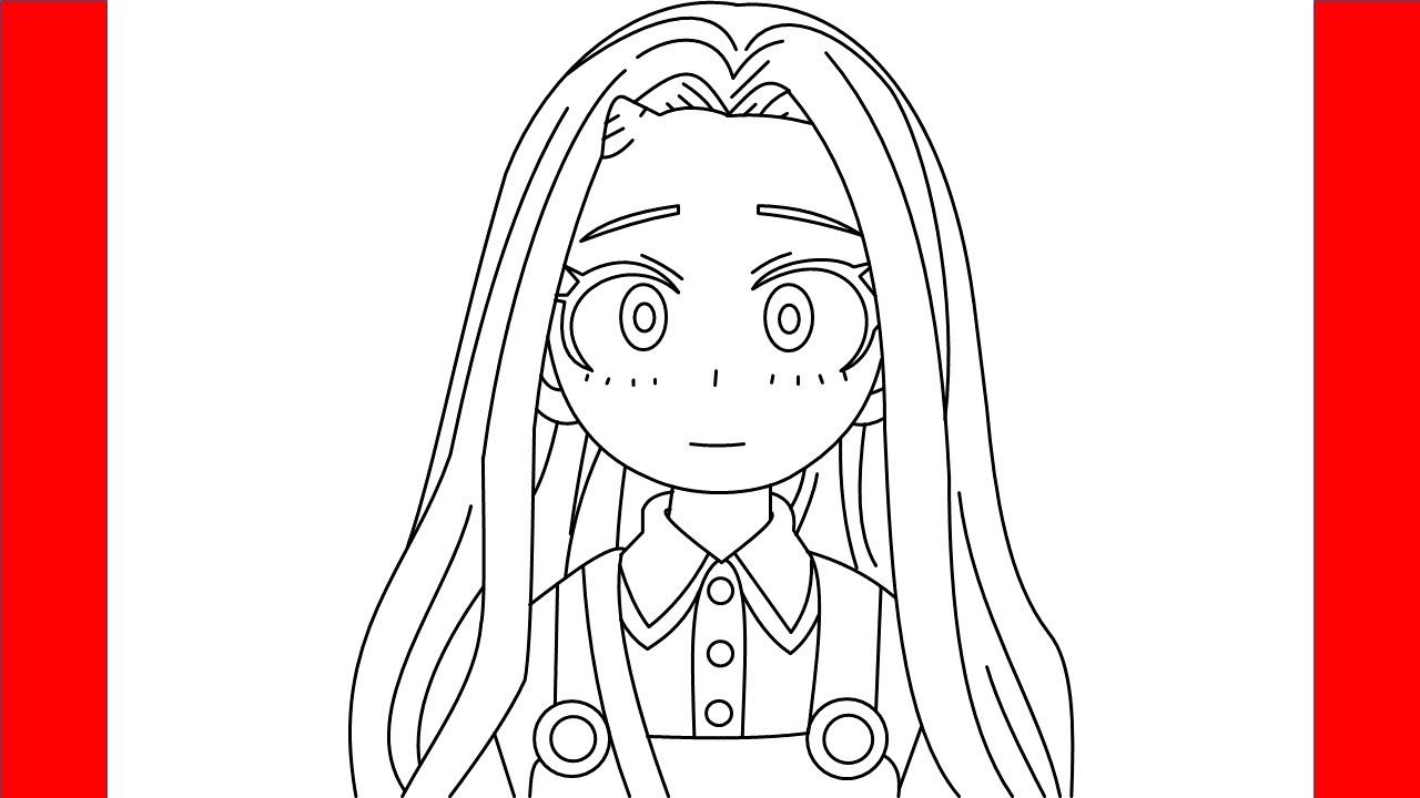 How To Draw Eri From My Hero Academia - Step By Step Drawing
