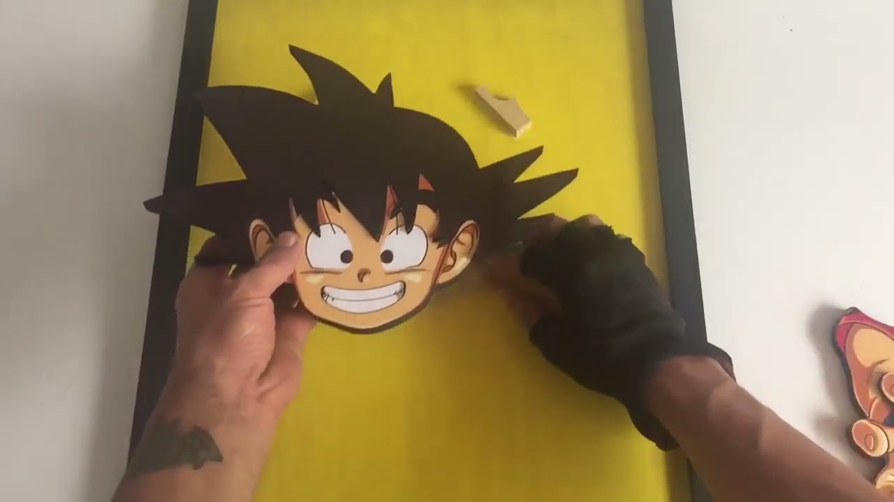 Como hacer un ROMPECABEZAS EN MADERA de GOKU, mdf, trupan o fibrofacil paso a paso 👍