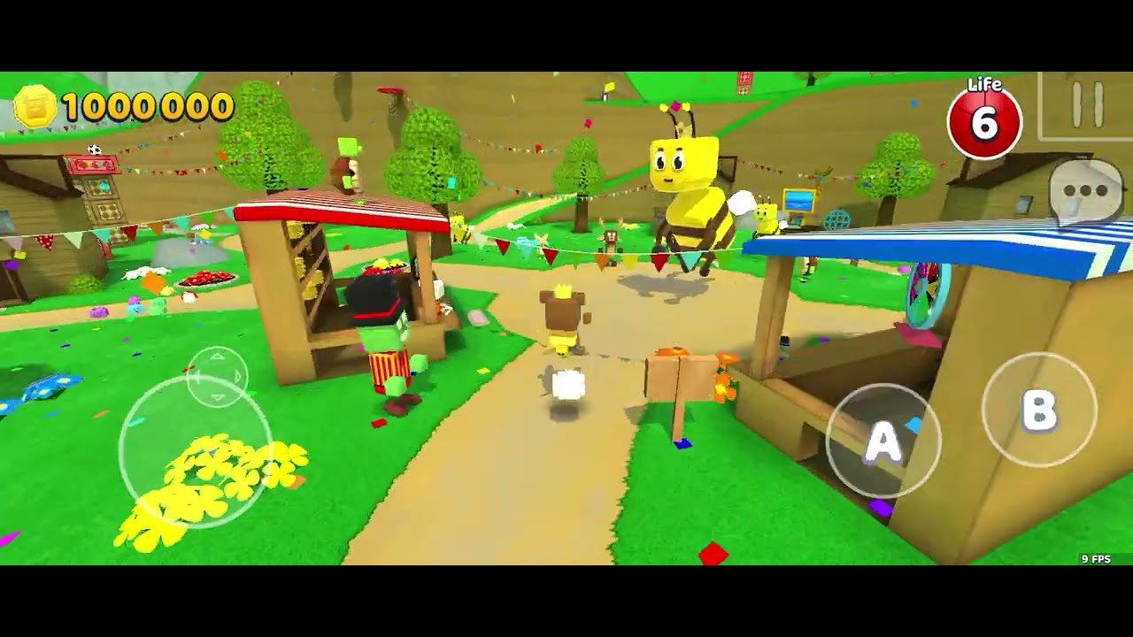 Beating the final boss in super bear adventure 