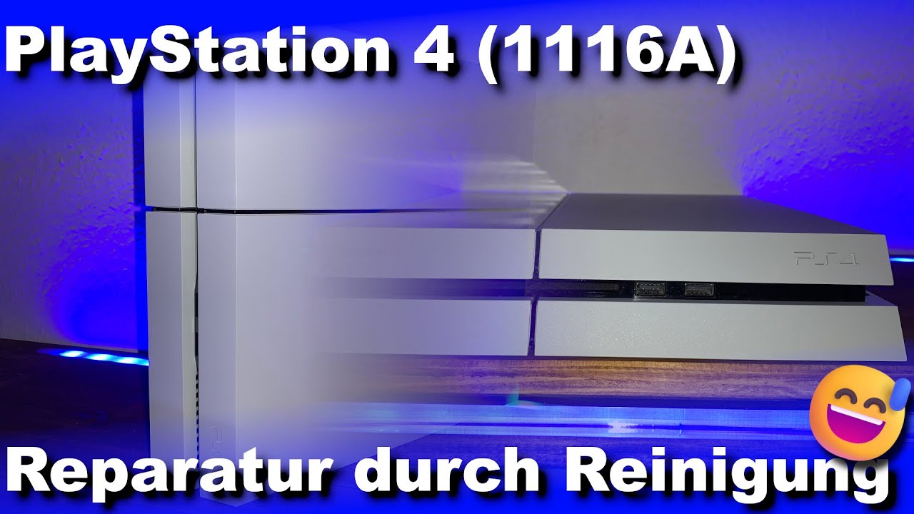 PlayStation 4 Weiß CUH-1116A – Reparatur durch Reinigung!