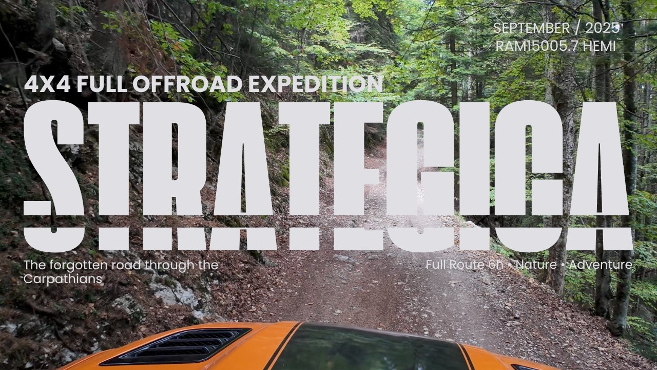 RAM 1500 Rebel on STRATEGICA Romania 4x4 Offroad | Full 4.5h Drive | 4K