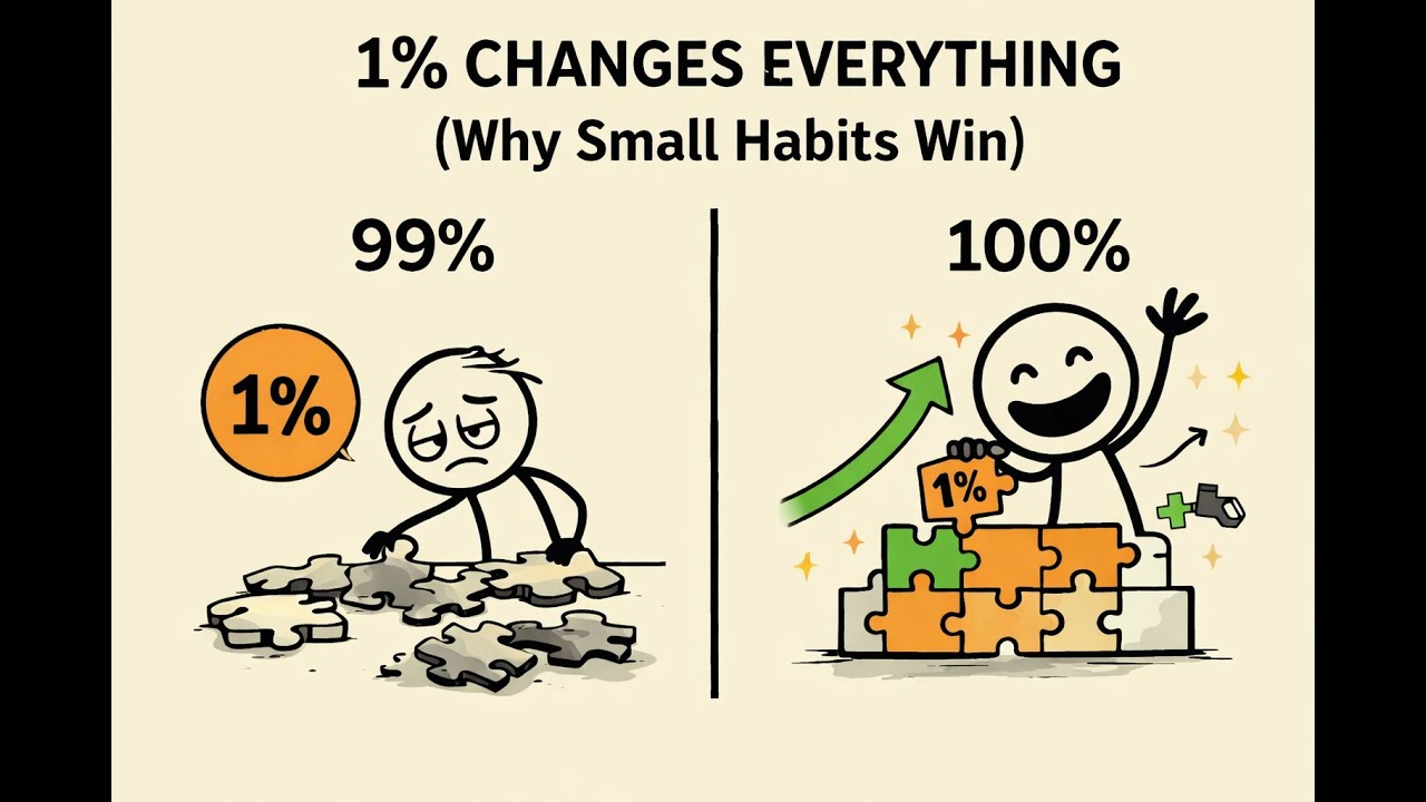 “1% CHANGES EVERYTHING”(Why Small Habits Win)