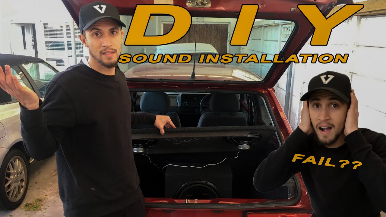Mk1 Golf budget build | How to install car sound system