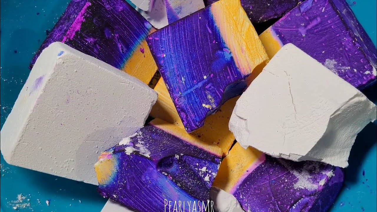 SENDING LOVE AND LIGHT TO @CrunchyASMR84 -GYM CHALK ASMR