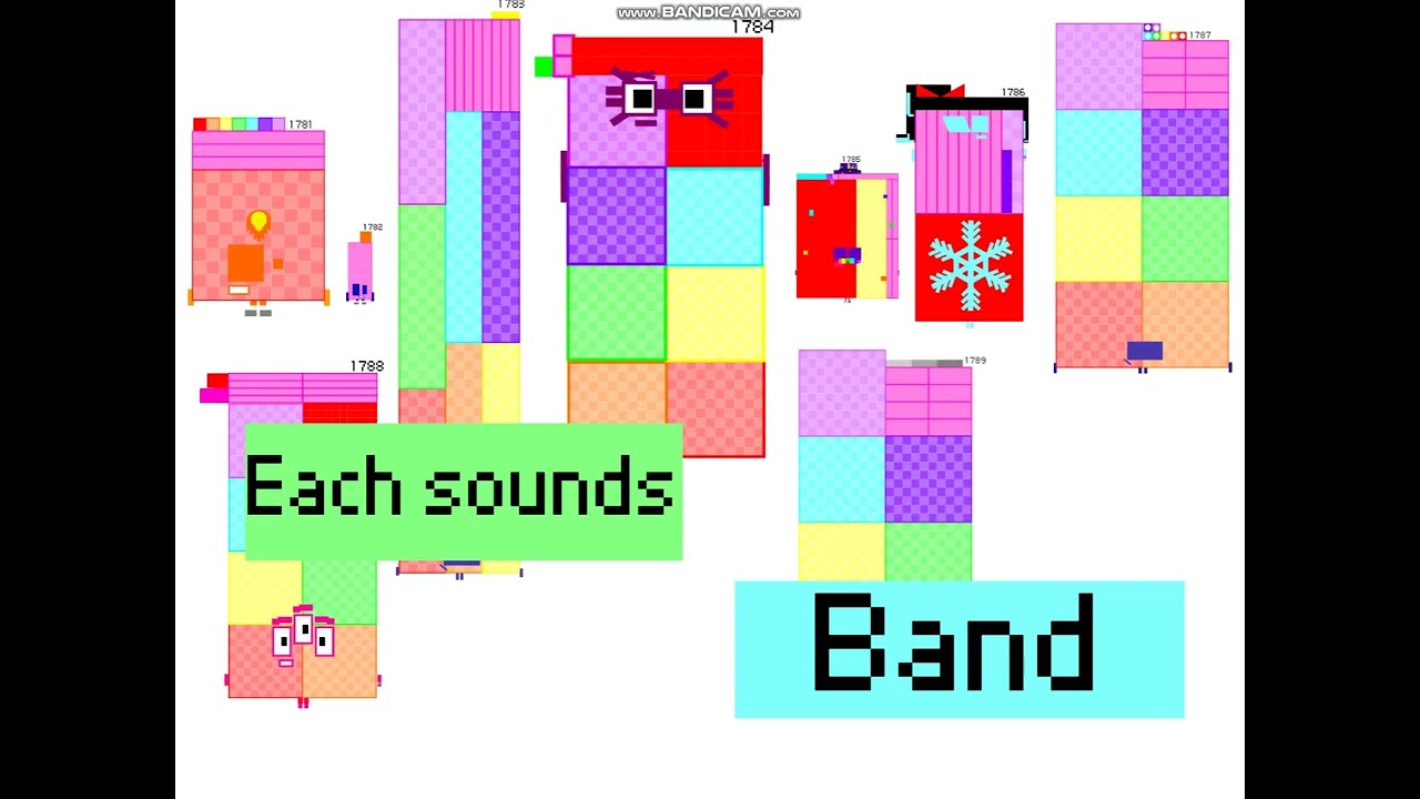 Numberblocks band retro 1 751 1 800
