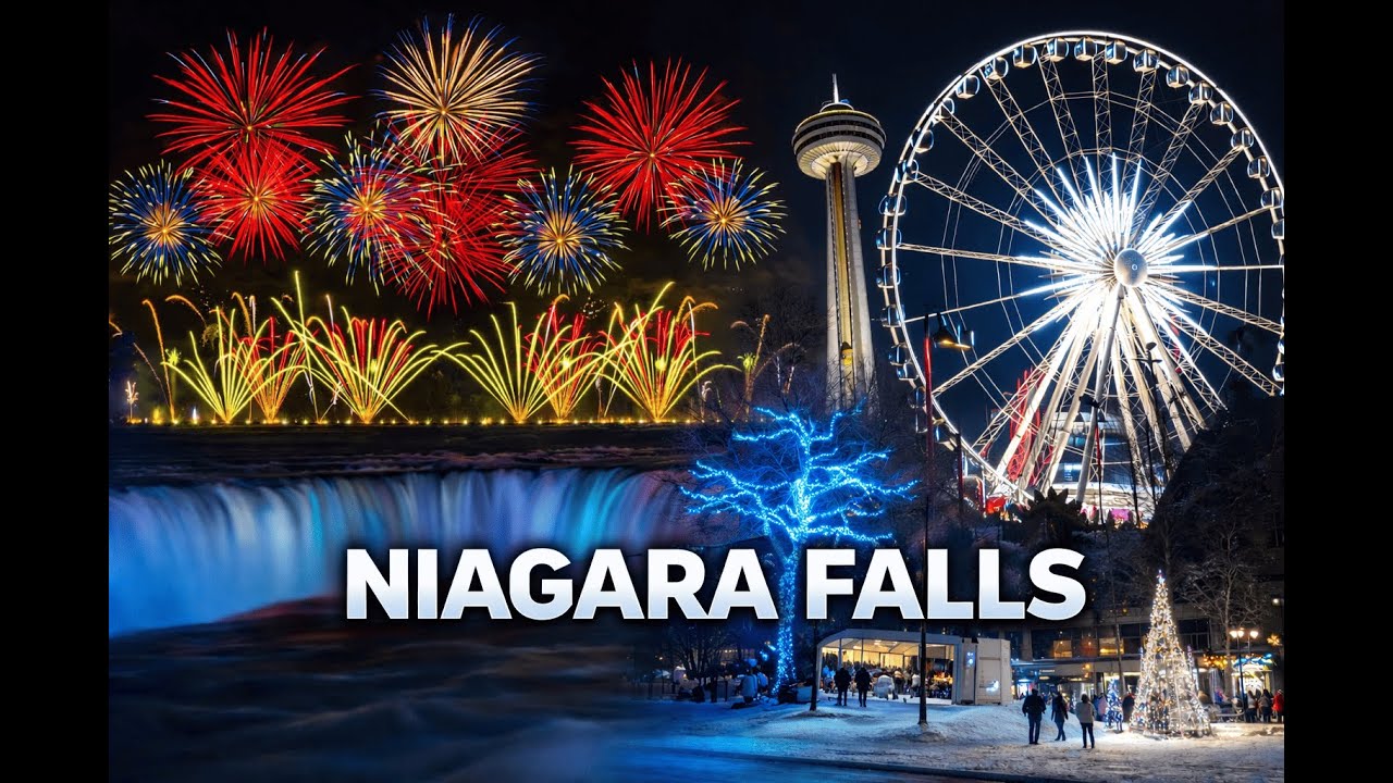 Niagara Falls Illuminated: Stunning Fireworks and Laser Extravaganza Up Close