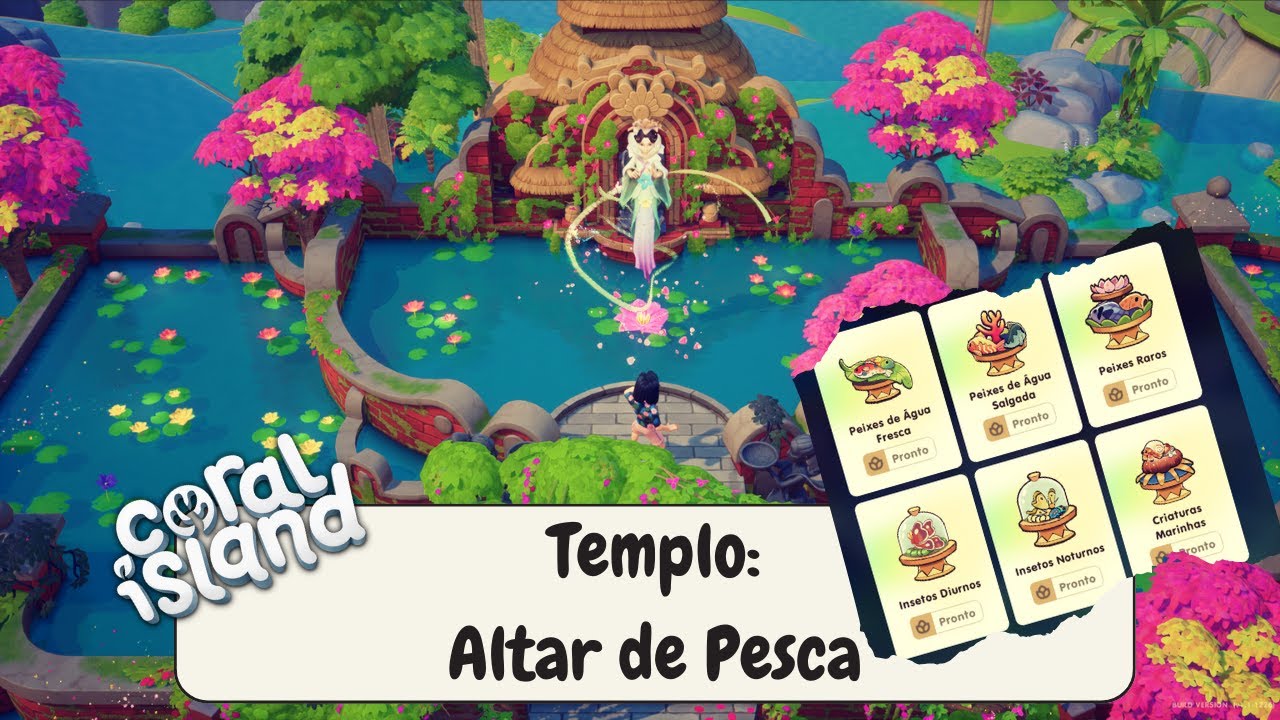 Guia do Templo de Coral Island Parte 2: Altar de Pesca