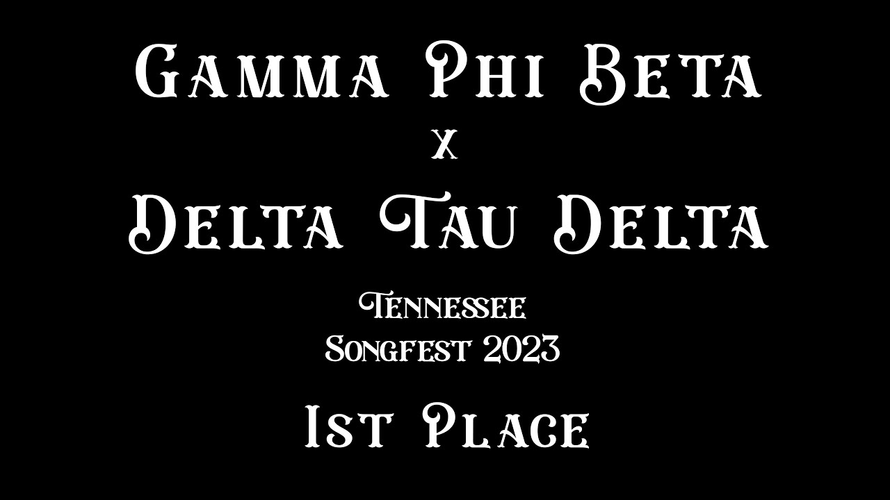 Gamma Phi Beta x Delta Tau Delta- Songfest 2023- CU Boulder