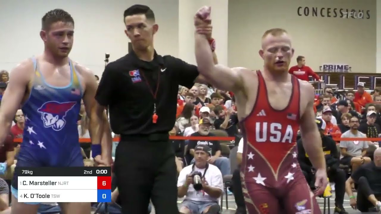 2024 Men’s Freestyle Senior World Team Trials: Chance Marsteller vs Keegan O'Toole: 79 KG Semifinals