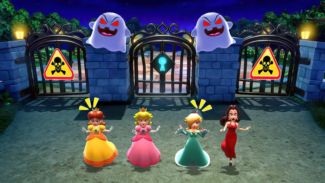 【マリオパーティジャンボリー】 - 4人のプリンセスの激しいミニゲームバトル（最高難易度）