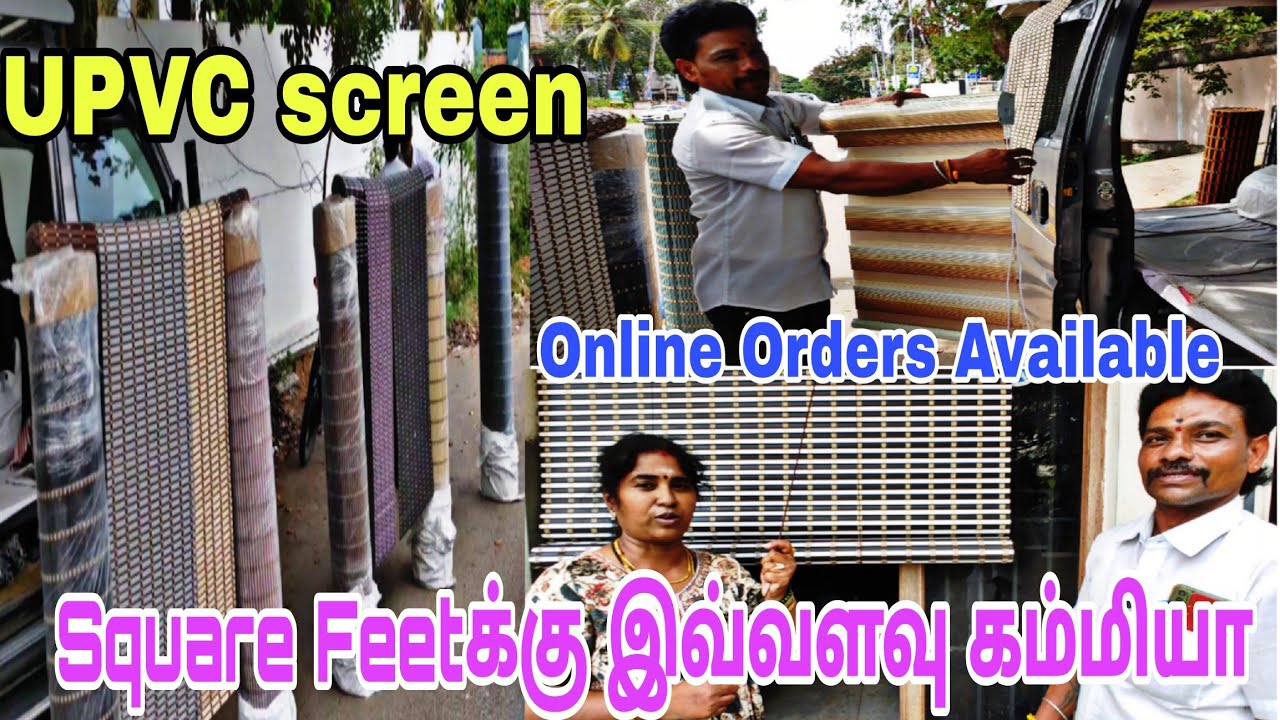‼️வீட்டு Roller type Pvc blinds கம்மி விலையில் Online Available