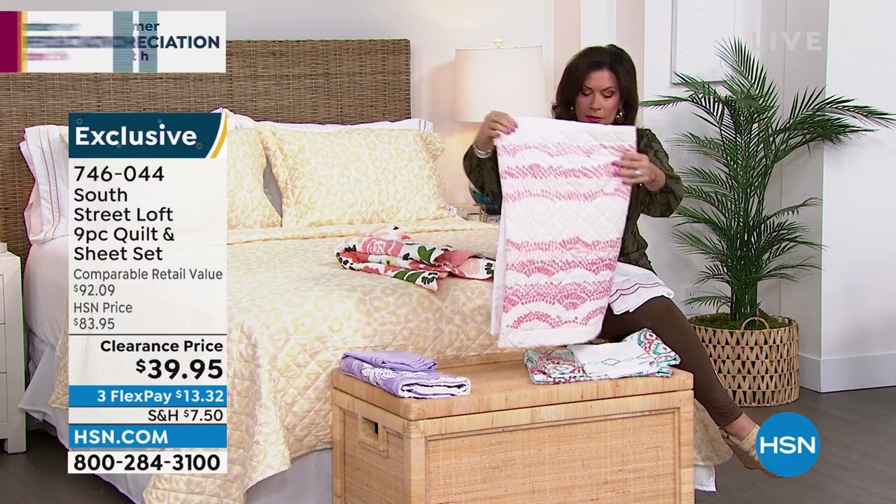 HSN | South Street Loft Spring Bedding & Decor 04.08.2022 - 12 PM