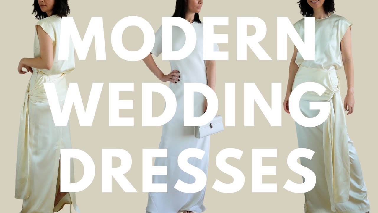 The best, minimal, modern, wedding dresses...