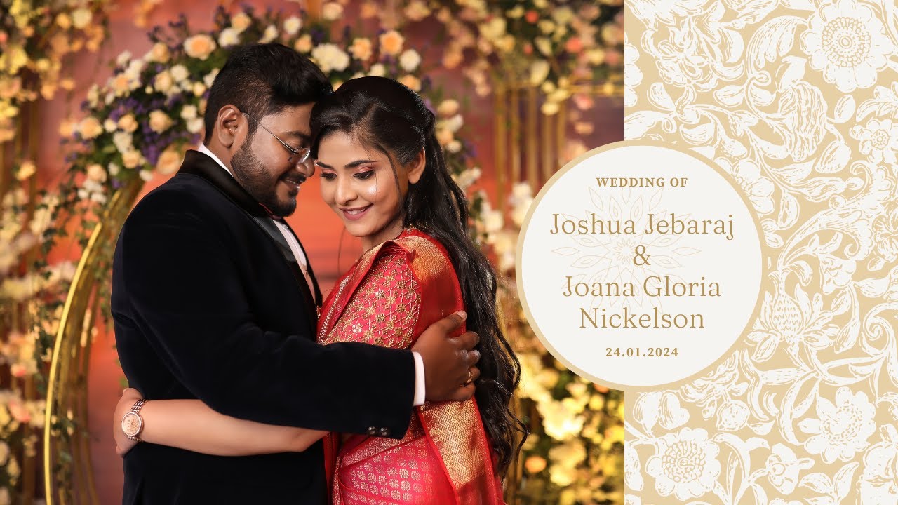 Joshua Jebaraj & Joana Gloria Nickelson | Wedding Live | 24/01/2024 | 4.00 PM