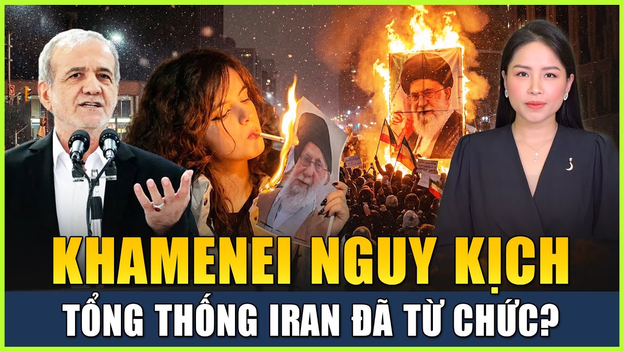 Tổng Thống Iran Được Cho L&agrave; Đ&atilde; Nộp Đơn Từ Chức, Vị Tr&iacute; Ẩn Nấp Khamenei Bị Bại Lộ, Thượng Tầng Đổ Vỡ