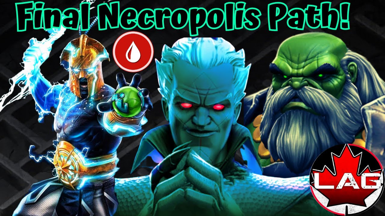 FINAL RUN FOR 100%! The Necropolis Path #6! Aegon Smashing! Odin To Galan Lanes! - MCOC