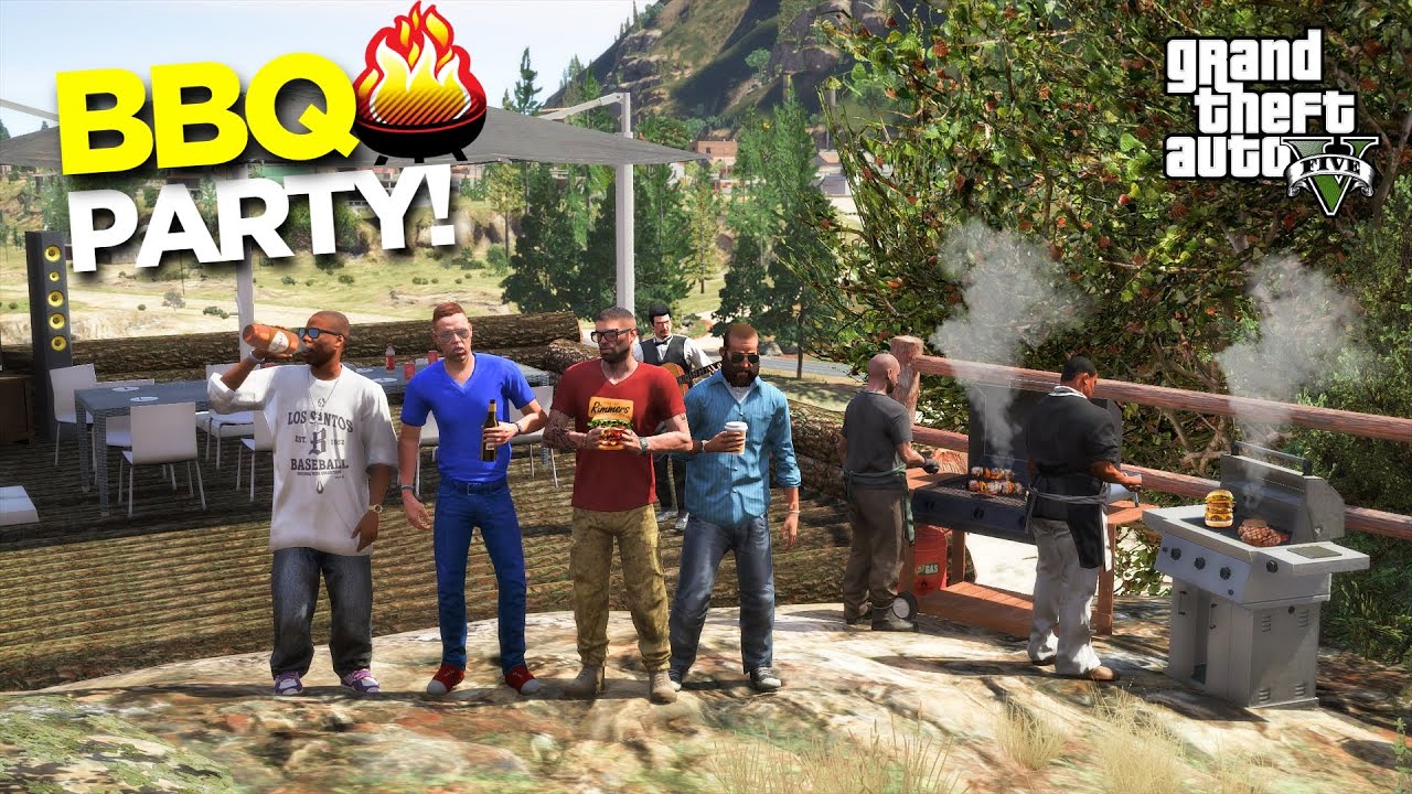BBQ PARTY WITH THE BOYS! | GTA 5 STORIES