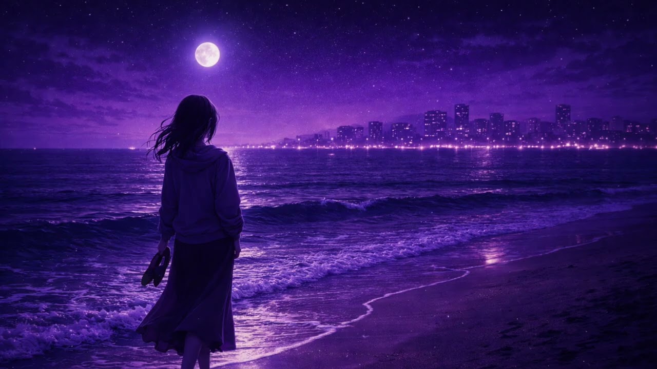 midnight ocean