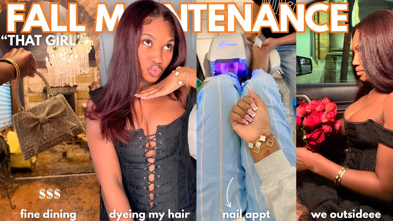 BESTIE, I NEEDED THIS😭... FALL MAINTENANCE VLOG🍂| GRWM GLOW UP for my ONE YEAR wedding anniversary💍