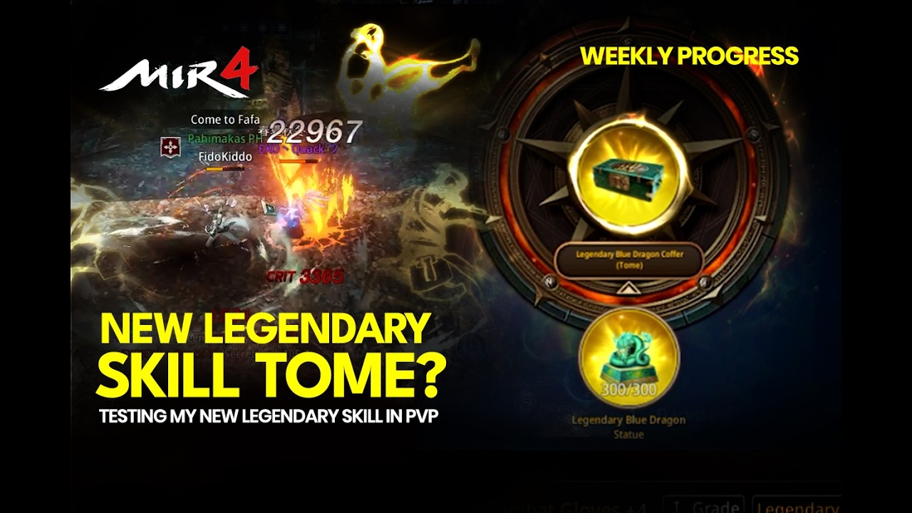 MIR4 PVP - Testing my New Legendary Skill