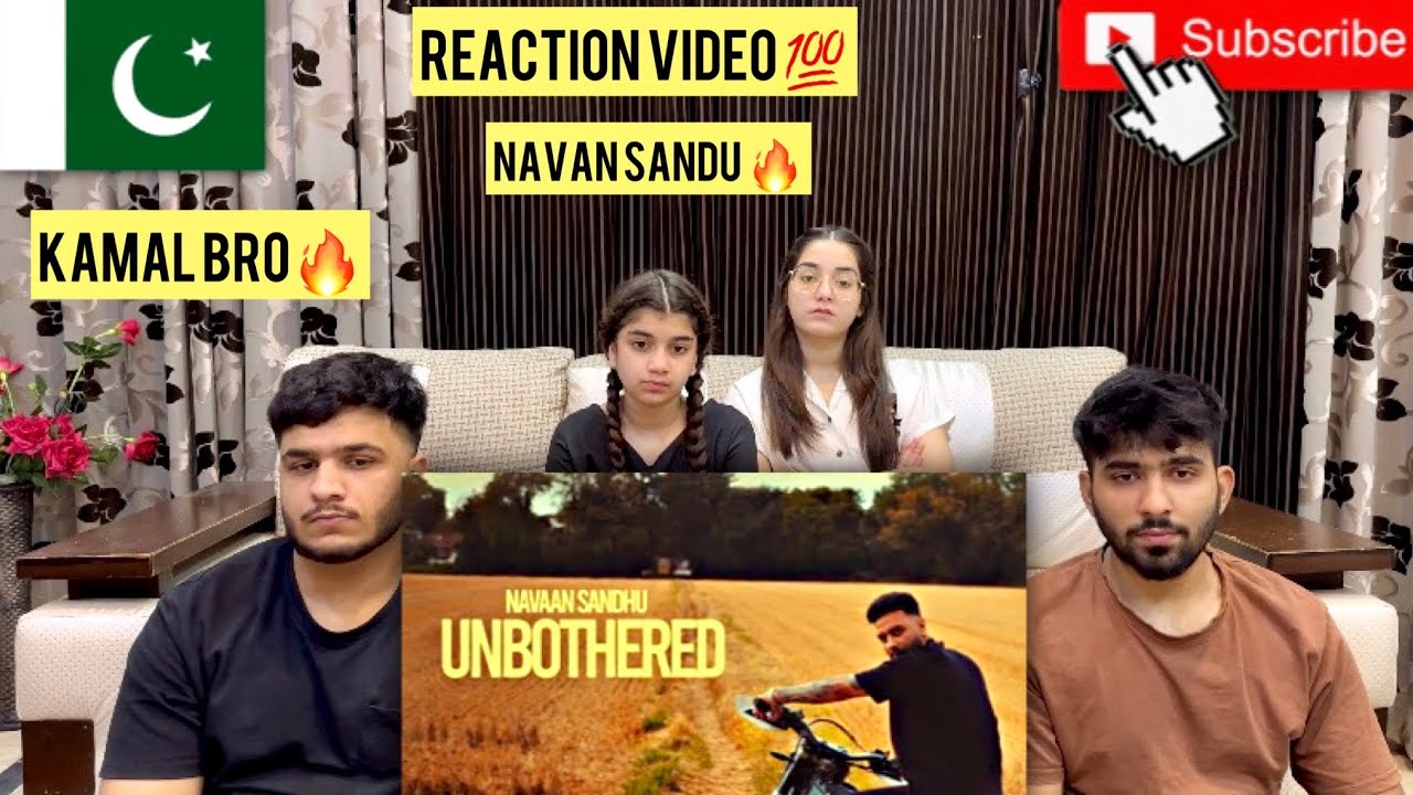 UBOTHERED - official Video reaction by pakistani 🇵🇰 friends |Navaan sandhu |Naveezy
