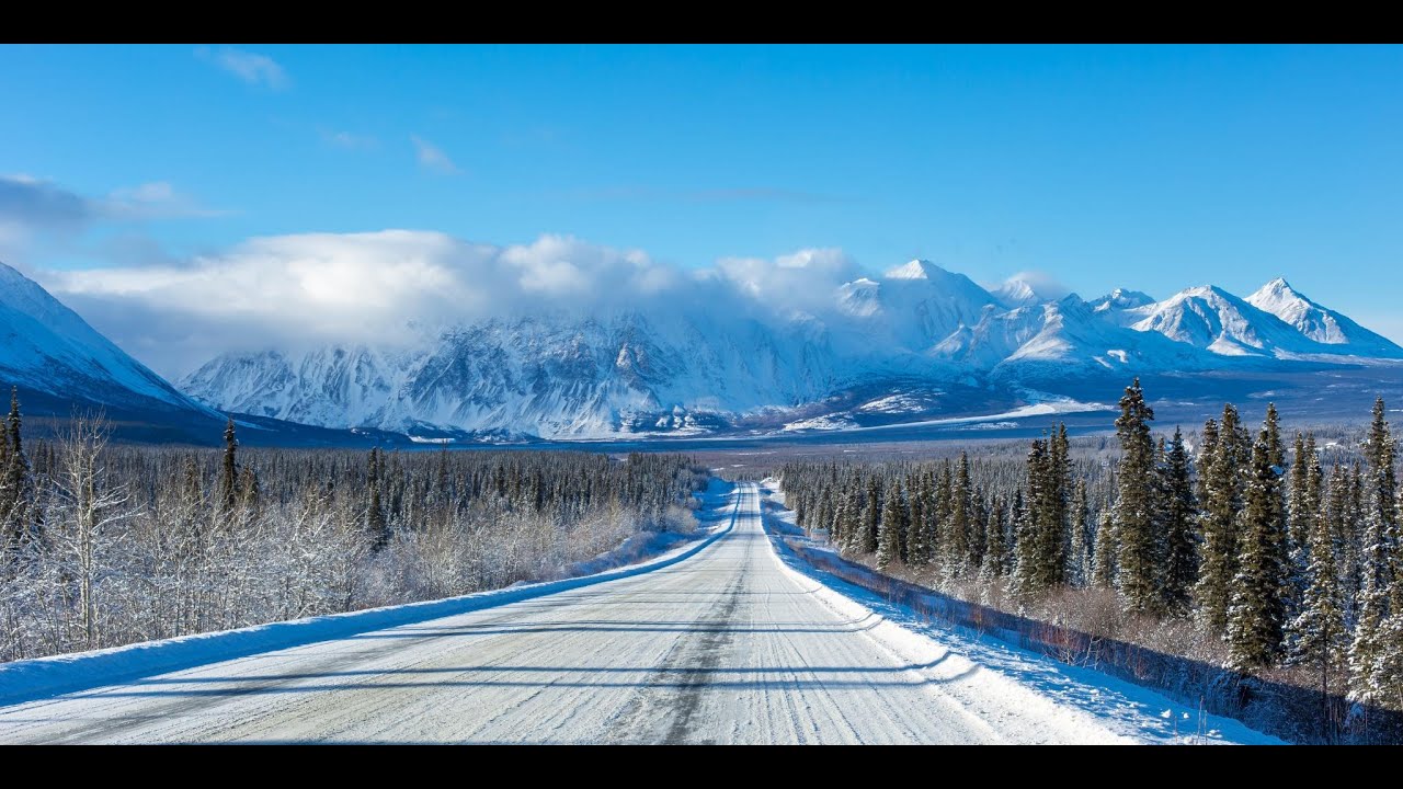 SCENIC TORONTO TO NEW YORK DRIVE BY ROAD - A WINTER WONDERLAND