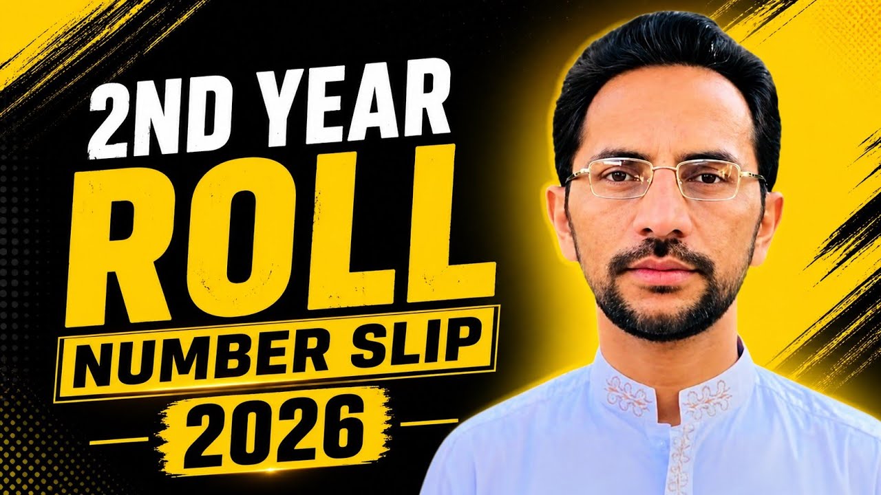 2nd Year Roll Number Slip 2026 Download | Inter Part 2 Roll No Slip 2026 Pakistan