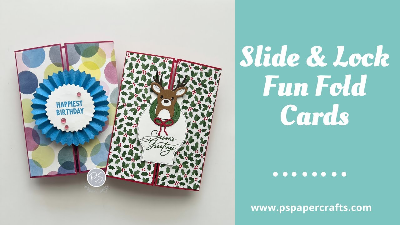 How to Make a Slide & Lock Fun Fold Card