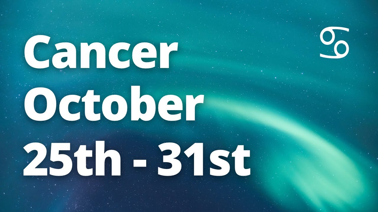 CANCER - You're the UNICORN! Everyone Wants You Right Now! October 25th - 31st Tarot Reading