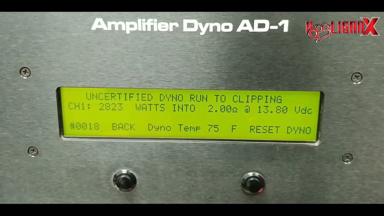 DS18 Hooligan 5k Amp Dyno