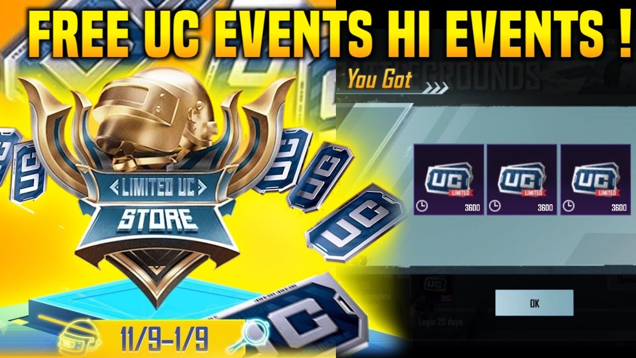 BGMI FREE UC EVENT IS HERE LIMITED TIME | ALL NEW EVENT DETAILS | GET FREE EMOTE, MISSION CARD !