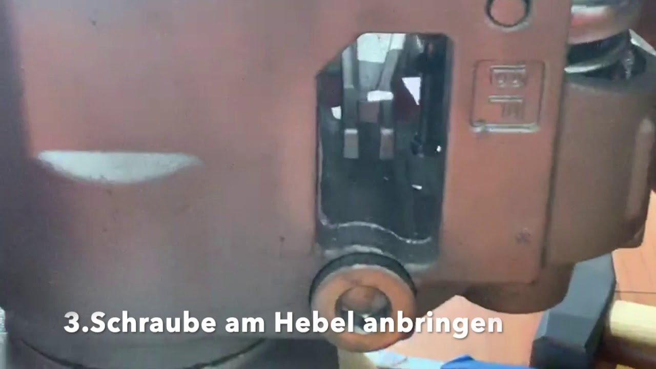 Hubwagen Deichsel Montage Holzmann HUB25T