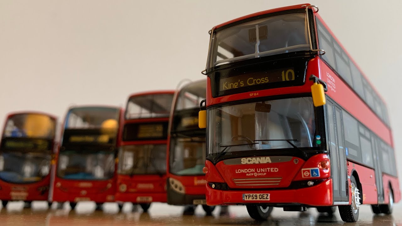 Selection of Modern Transport for London Buses