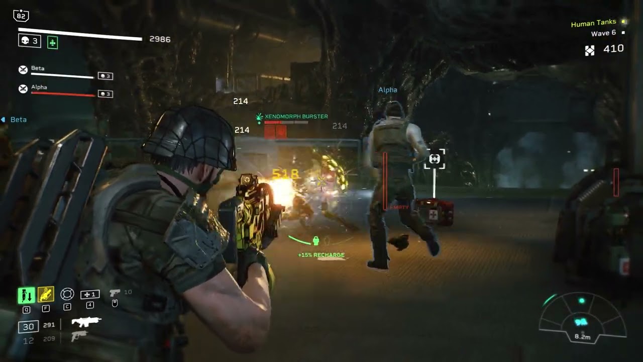 Aliens  Fireteam Elite   DOC Horde Intense Solo
