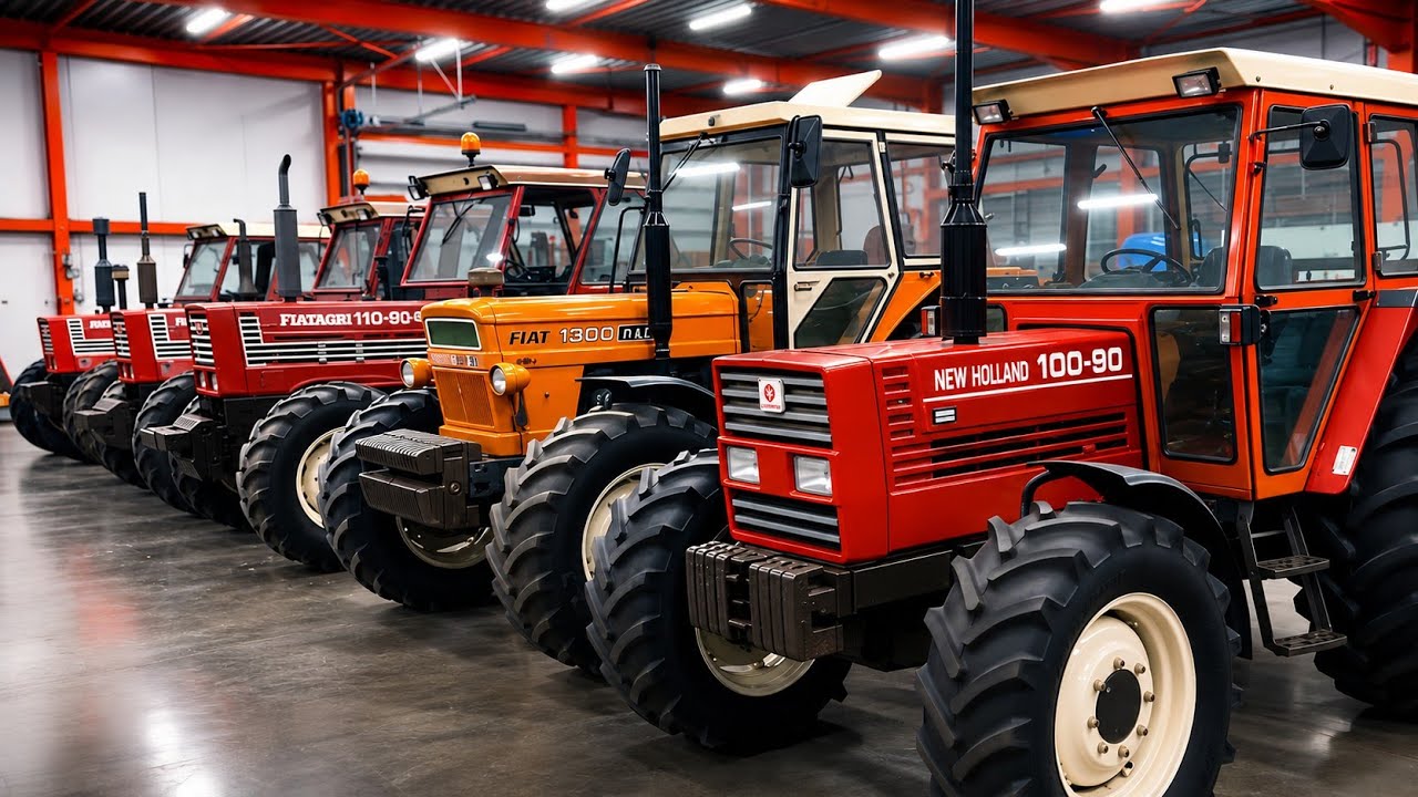 Legendary FIAT & New Holland Tractor Collection | FIAT 1300 DT, NH 110-90 & 100-90 | Omnipull BV