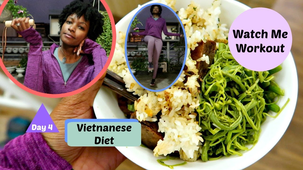 Watch Me Workout on a Vietnamese Diet! | Vietnamese Diet Day 4 | charlycheer
