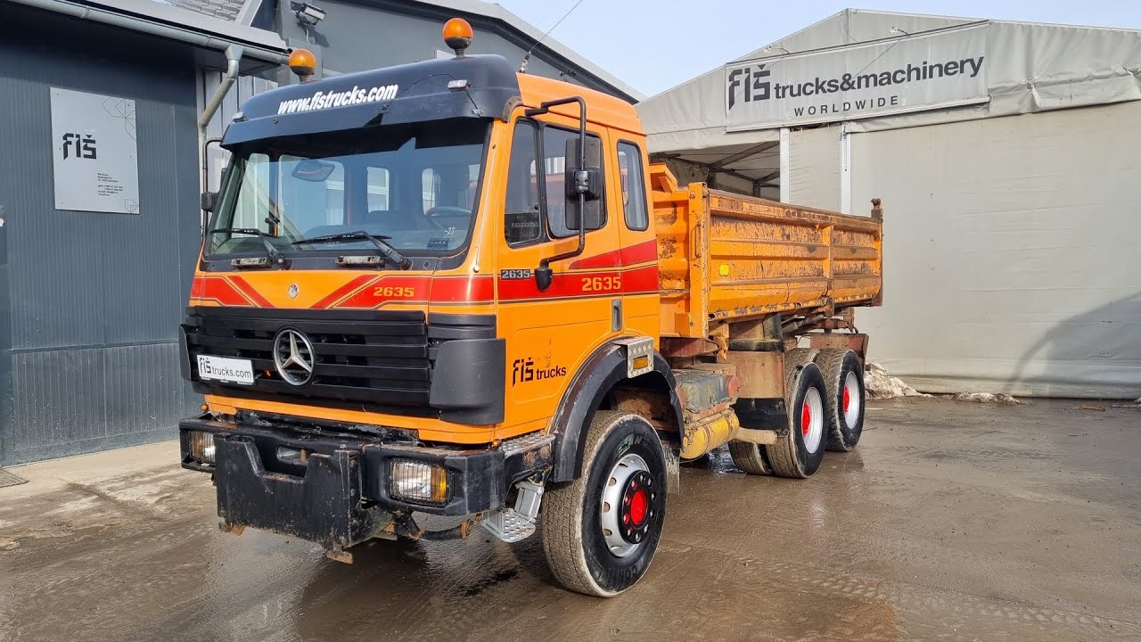 MERCEDES BENZ 2635 K 6x4 Meiller tipper - FI&Scaron; TRUCKS SLOVENIA