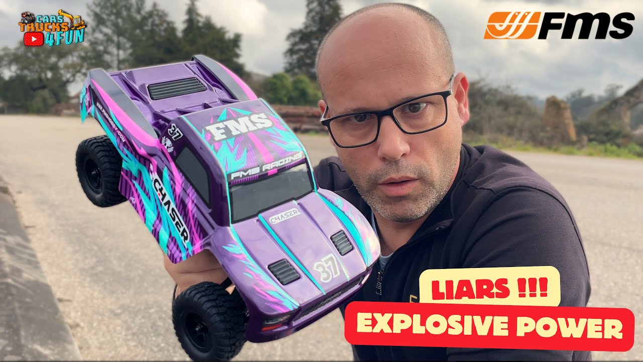 Mini Short Course FMS 1/24 FSC24 Chaser | Unboxing & First Drive @CarsTrucks4Fun