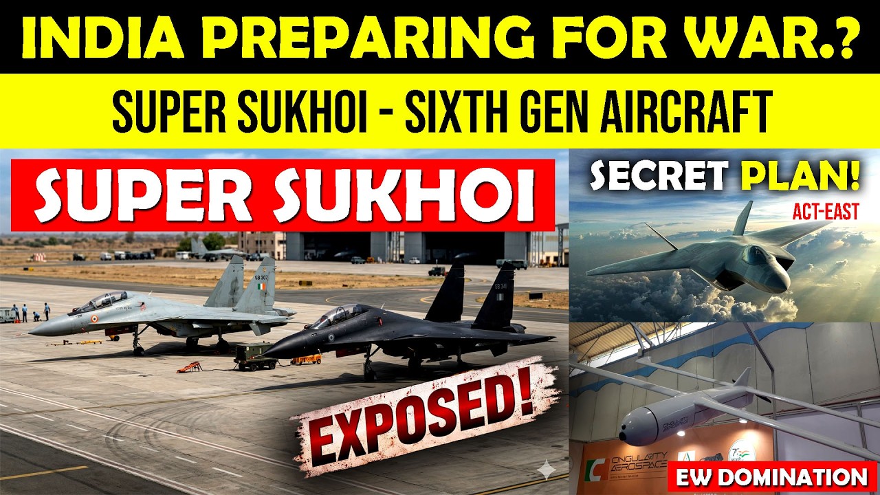 India Preparing for Future War?,Super Sukhoi Upgrade,6th Gen Deal,Spy Systems!,Killer Drones EXPOSED