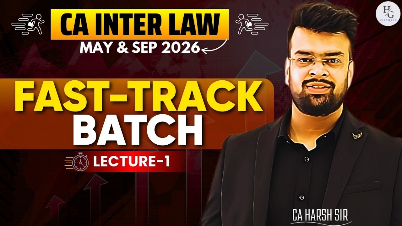 LIVE Fast-Track Batch | Lecture - 1 | Master Law with 4x Ranker
