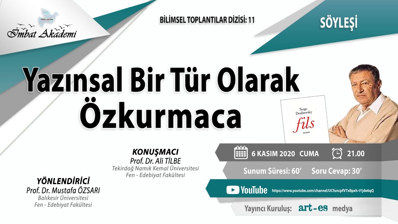 Yazınsal Bir Tür Olarak Özkurmaca | CANLI YAYIN