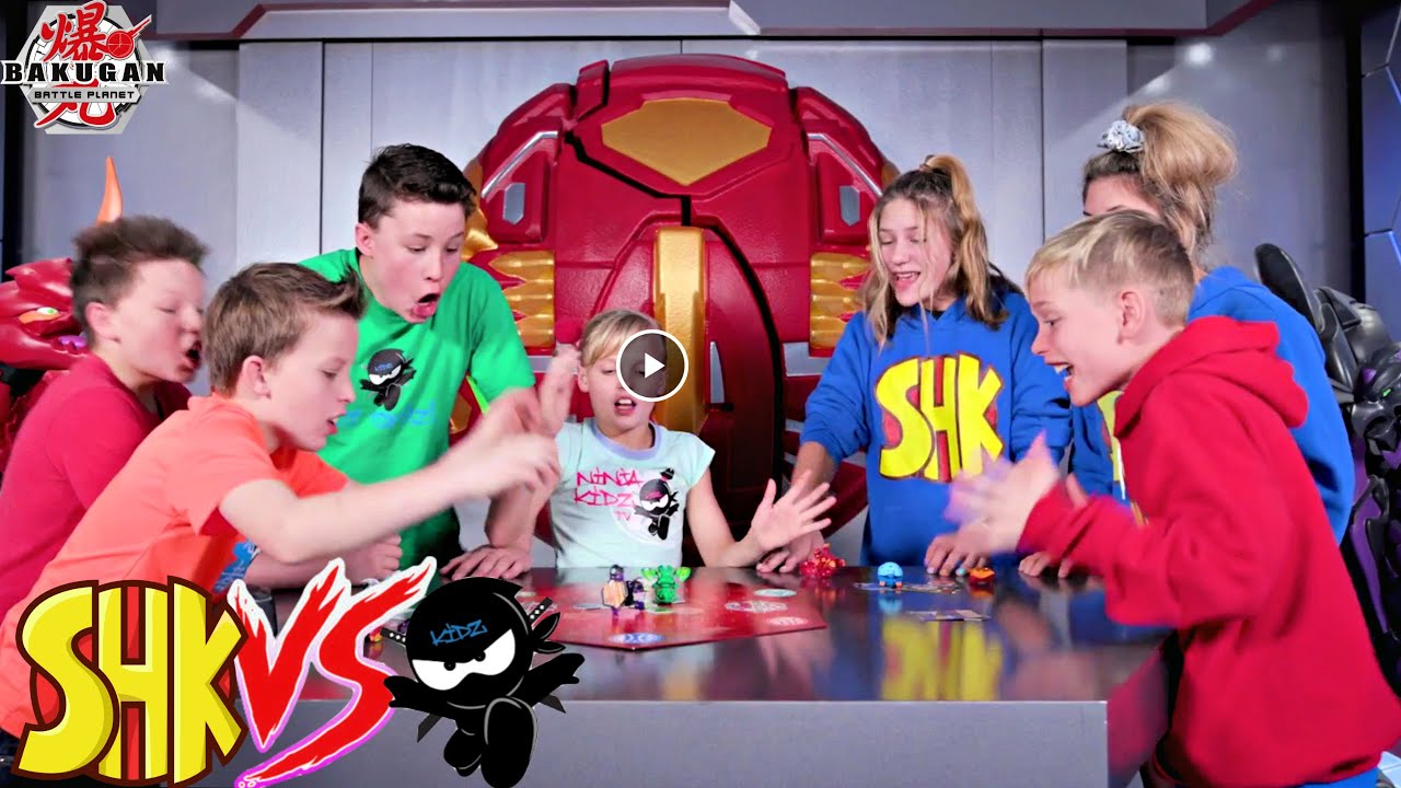 SuperHeroKids VS Ninja Kidz Bakugan Battle Planet Brawl!