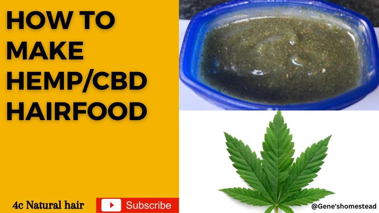 How to make Hemp hairfood #4cnatural #hairgrowth #naturalhair @geneshomestead #howto #howtomake#diy