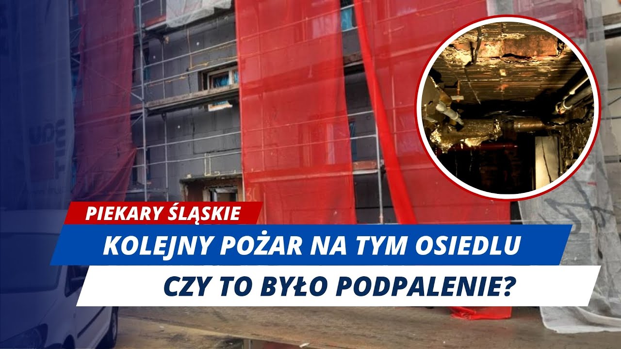 PRZYPADEK CZY CELOWE PODPALENIE? Pożar piwnicy w Piekarach Śląskich