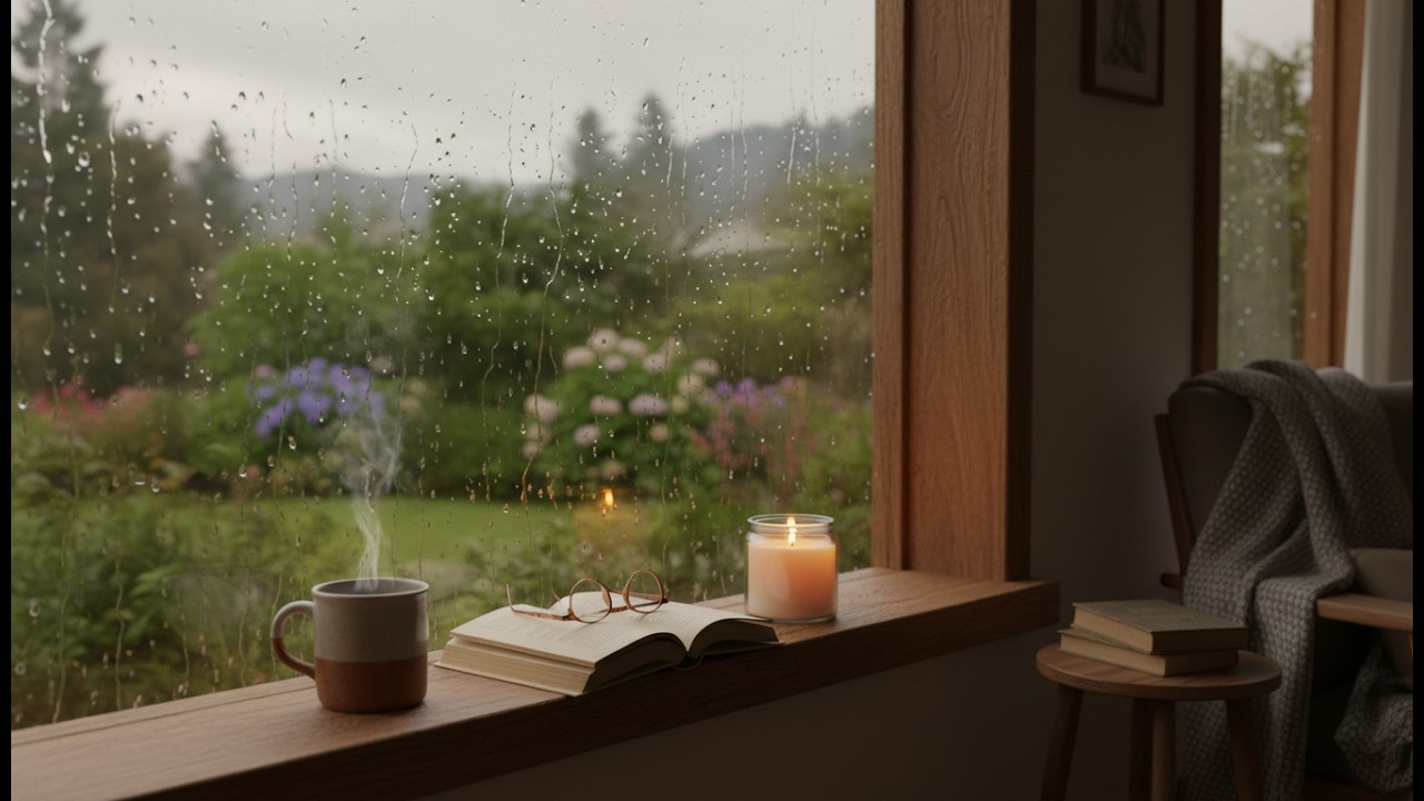Gentle Piano and Rain for Instant Anxiety Relief